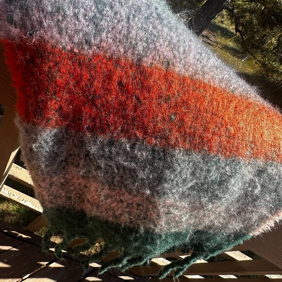 EUC A New Day Brand Color Striped Scarf / Pashmina / Wrap - Picture 3 of 3